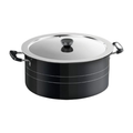 20 Litre Dum Biryani Pot | Aluminium Handi with Lid | 3-Layer Nonstick Coating | Scratch Resistant | Large Capacity Cooking Pot