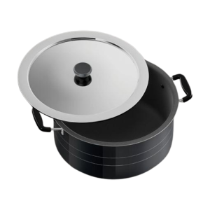 20 Litre Dum Biryani Pot | Aluminium Handi with Lid | 3-Layer Nonstick Coating | Scratch Resistant | Large Capacity Cooking Pot