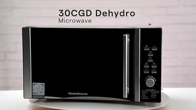 Morphy Richards 30CGD Dehydro 30L Convection Microwave Oven | 220 AutoCook Menus | Built-in Dehydrator | 1400W Microwave | 2200W Convection | 1250W Grill