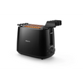 Philips 600W 2 Slice Pop-Up Toaster | 8 Browning Levels | Auto Shut-Off | Defrost & Cancel Function | Cool Touch Body | Black